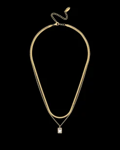 Collier multirangs - Steel Rectangle