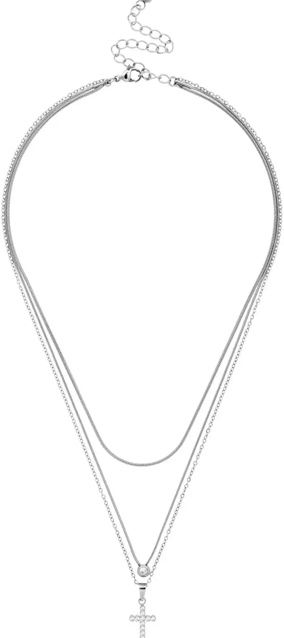 Collier multirangs - Steel Grace