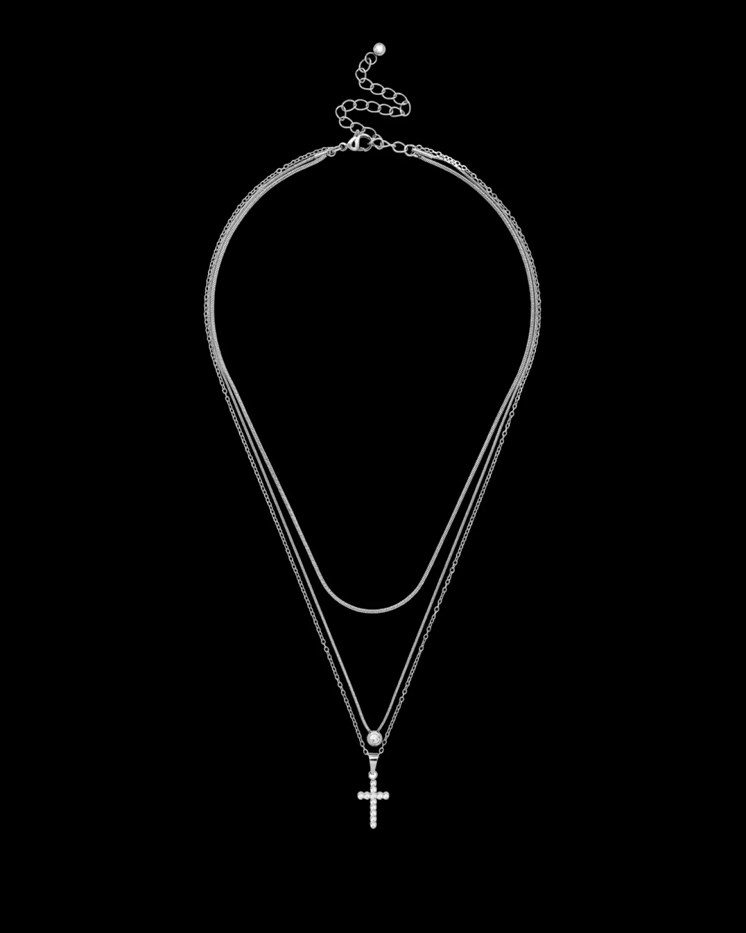 Collier multirangs - Steel Grace
