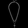 Collier multirangs pour homme - Classic Cross