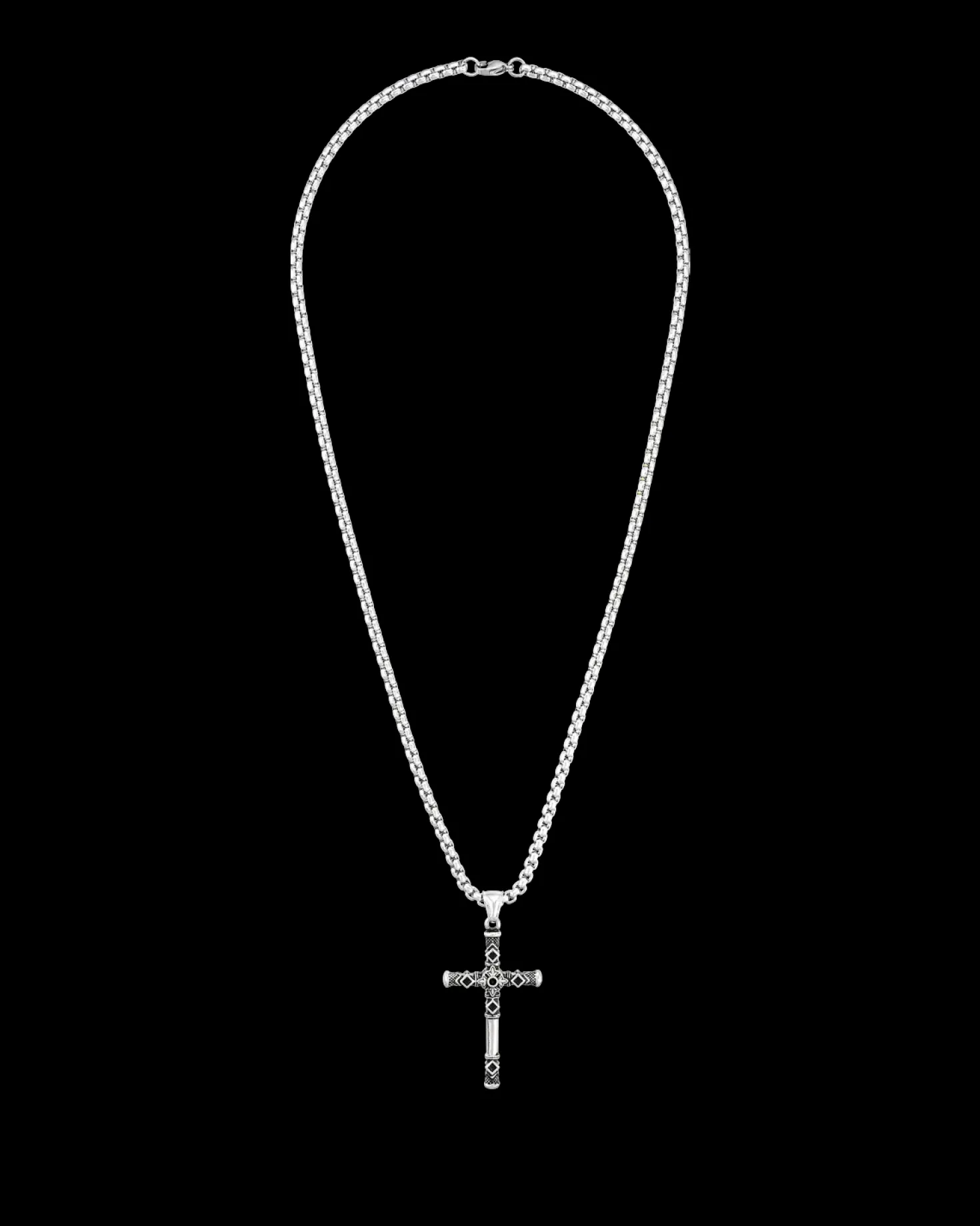 Collier pour homme - Enamelled Cross