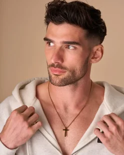 Collier pour homme - Golden Cross