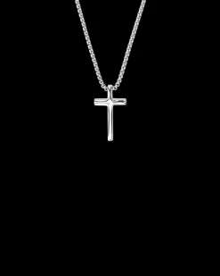 Collier pour homme - Steel Cross