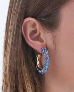 Créoles - Blue Sparkle
