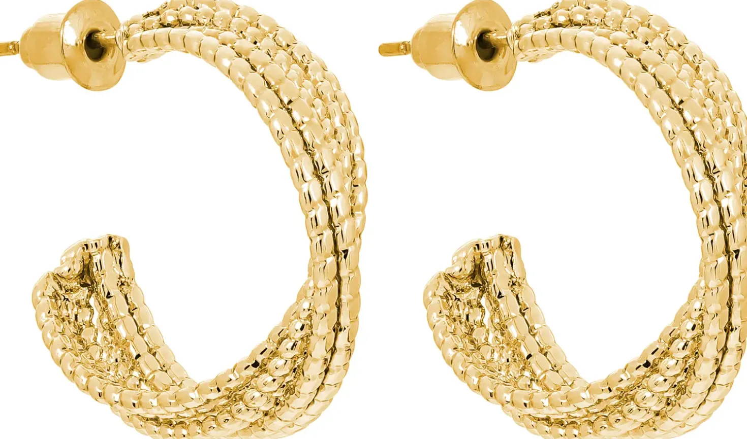 Créoles - Gold Twist