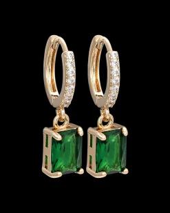Créoles - Green Rectangle