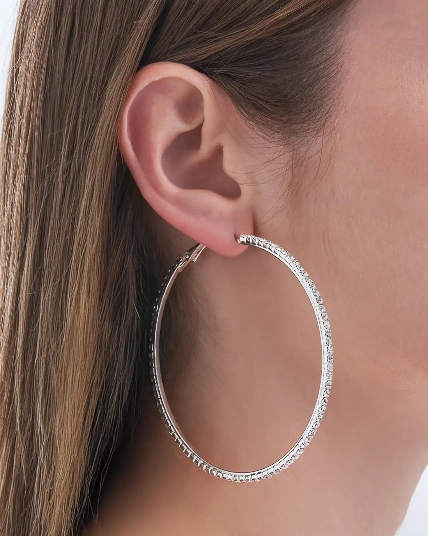 Créoles - Iced Silver