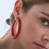 Créoles - Red Sparkle