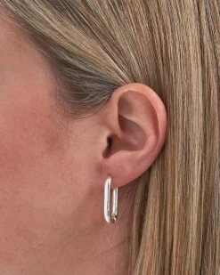Créoles - Silver Oval