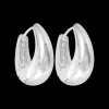 Créoles - Silver Ovals