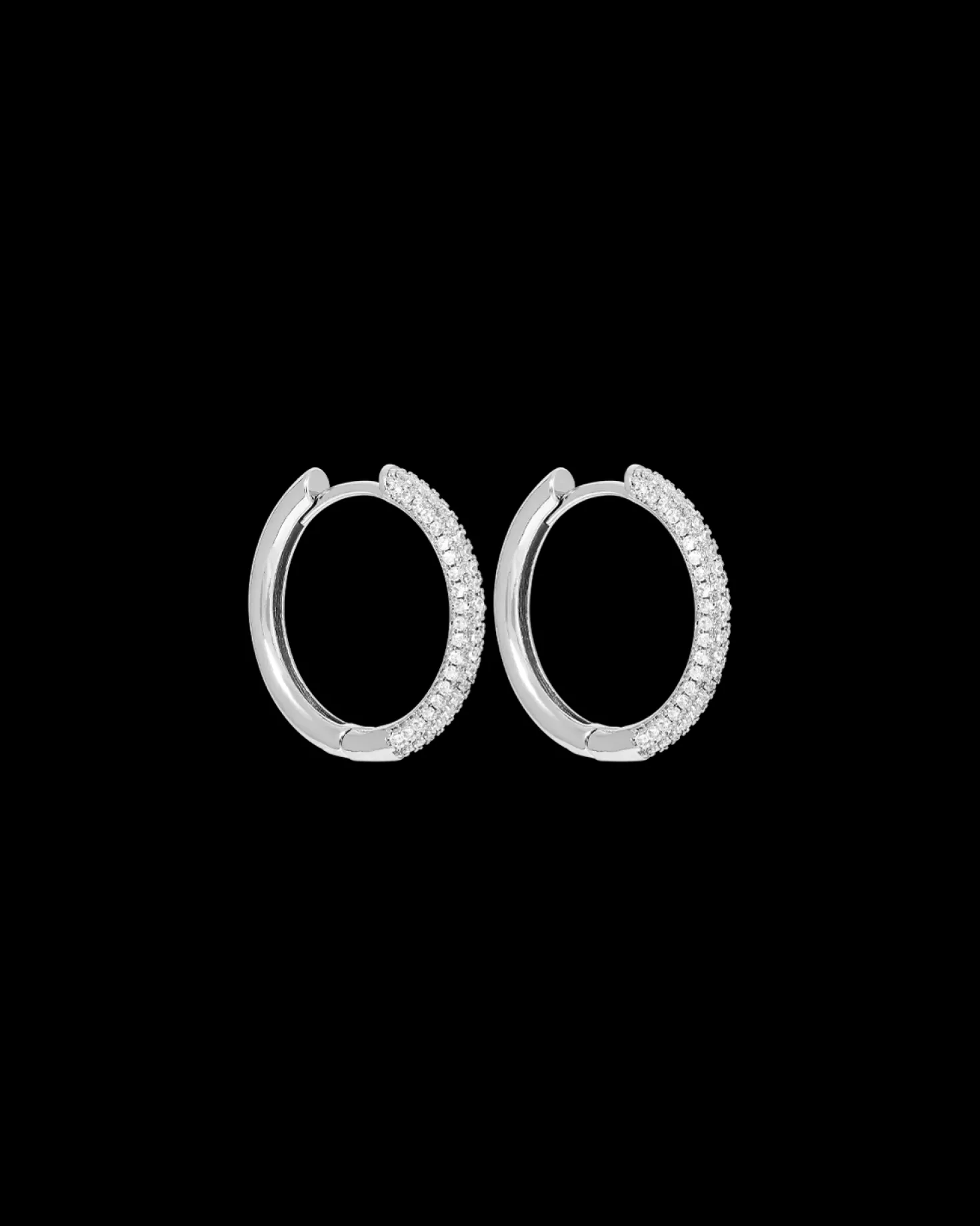 Créoles - Silver Zirconias