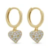 Créoles - Zirconia Heart