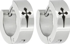 Créoles pour homme - Timeless Cross