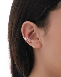 Earcuff - Silver Leaf