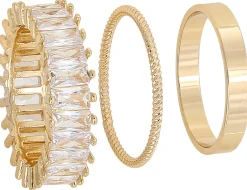 Ensemble de bagues - Classic Gold