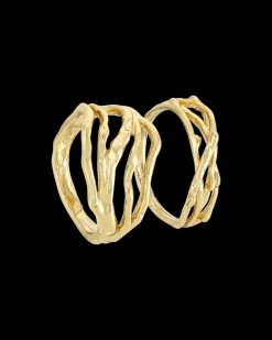 Ensemble de bagues - Golden Shine