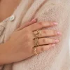 Ensemble de bagues - Golden Rose