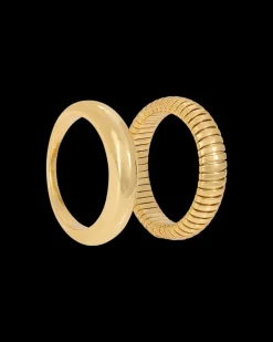 Ensemble de bagues - Golden Glaze