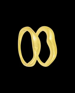 Ensemble de bagues - Golden Wave