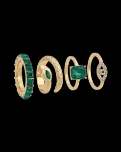 Ensemble de bagues - Green Mystique