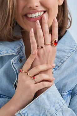 Ensemble de bagues - Romantic Red