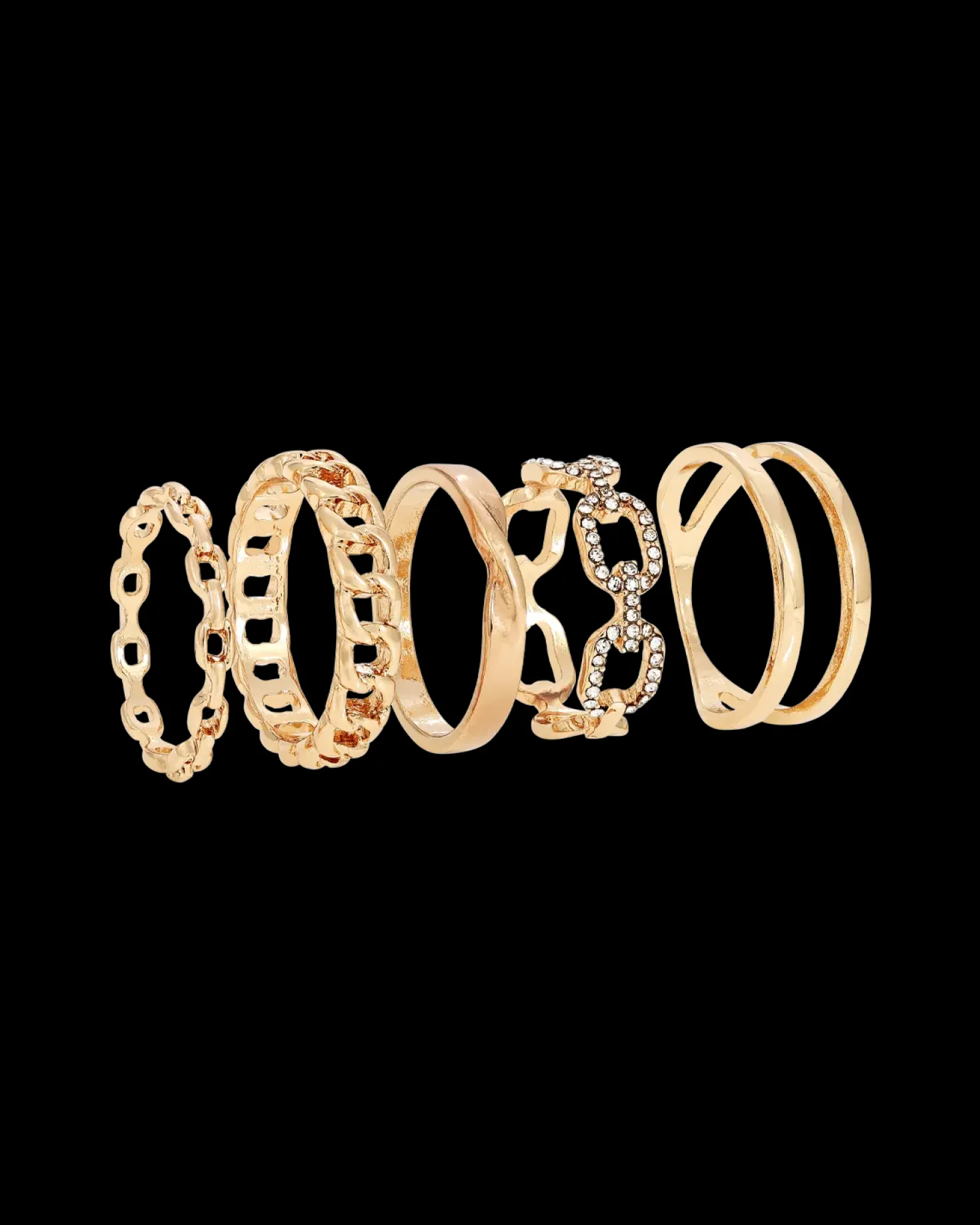 Ensemble de bagues - Shiny Chain