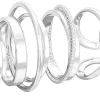 Ensemble de bagues - Silver Chic