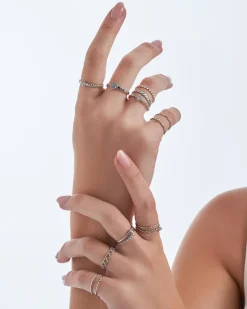 Ensemble de bagues - Various Silvers