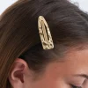 Ensemble de barrettes - Hammered Gold