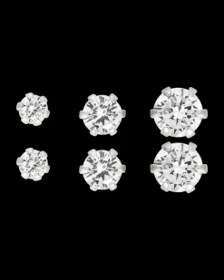 Ensemble de boucles d'oreilles - Silver Trio