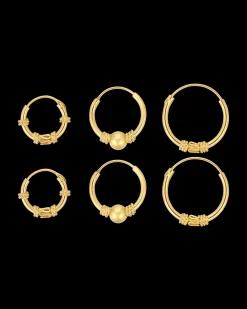 Ensemble de boucles d'oreilles - Mystic Gold
