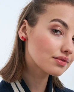 Ensemble de boucles d’oreilles - Red Bullets