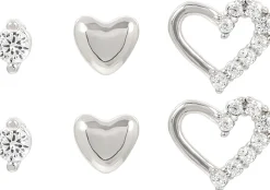 Ensemble de boucles d'oreilles - Heart Trio