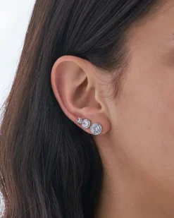 Ensemble de boucles d'oreilles - Round Shine