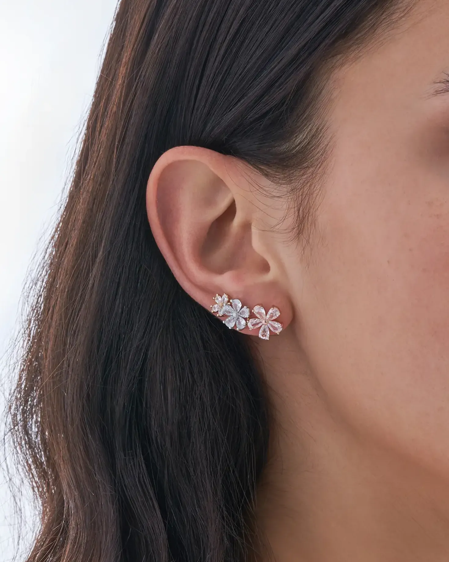 Ensemble de boucles d'oreilles - Flower Power