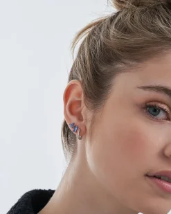Ensemble de boucles d'oreilles - Blue Crystals