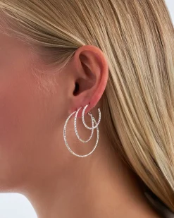 Ensemble de boucles d'oreilles - Diamond Cut