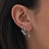 Ensemble de boucles d'oreilles - Moon Star
