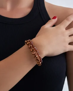 Ensemble de bracelets - Brown Sparkle