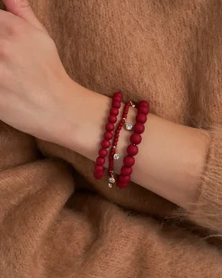 Ensemble de bracelets - Triple Red