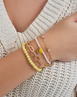 Ensemble de bracelets - Yellow Lemon