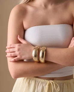 Ensemble de bracelets joncs - Golden Goddess