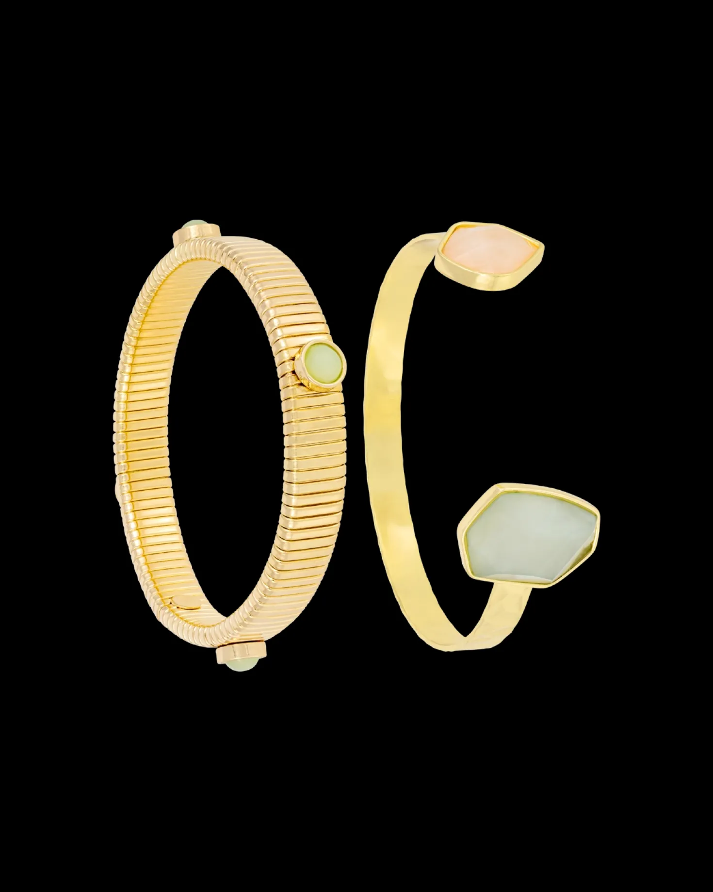 Ensemble de bracelets joncs - Pastel Summer