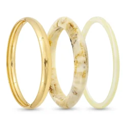 Ensemble de bracelets joncs - Soft Marble