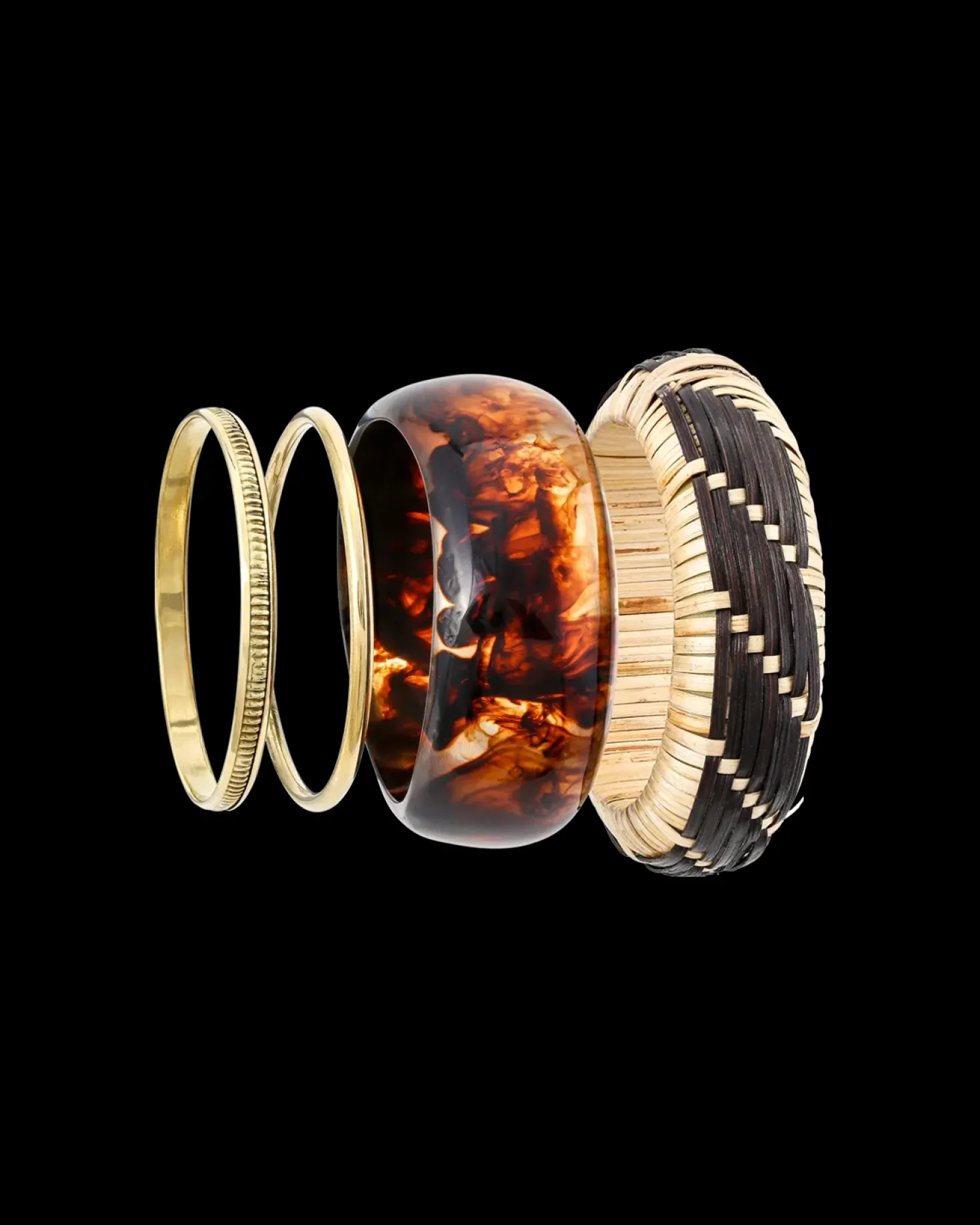 Ensemble de bracelets joncs - Boho Sunset