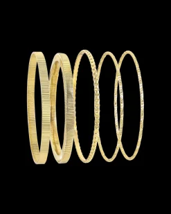 Ensemble de bracelets joncs - Golden Essentials
