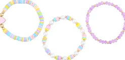 Ensemble de bracelets pour enfant - Pastel Trio