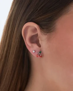 Ensemble de clous d'oreilles - Springtime Cherries