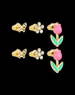 Ensemble de clous d'oreilles - Spring Wonder