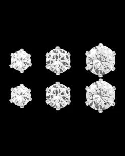 Ensemble de clous d'oreilles - Glamour Trio